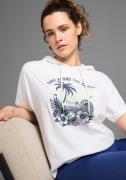 KangaROOS Capuchonshirt casual gesneden met frontprint