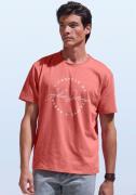 John Devin T-shirt Rondhalsshirt met print van 100% katoen