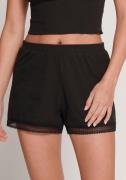 Sloggi Relaxshorts GO Ribbed zachte ribstof met kantafwerking