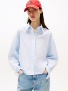 TOMMY JEANS Overhemdblouse TJW REG CROP STRIPE POPLIN SHIRT