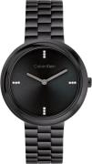 Calvin Klein Kwartshorloge Twisted bezel Polshorloge, dameshorloge, ro...