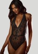 Jette Joop Stringbody met afneembare sierdelen van fijne strasssteentj...