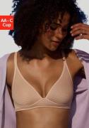Lascana Bralette-bh zonder beugel met cups van gedessineerd spacer-mat...