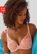 Vivance Beugel-bh met neonkleurige borduursel op de cup, lingerie