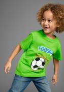 KIDSWORLD T-shirt Voetbal-print: TOOOR Korte mouwen, basic pasvorm, me...