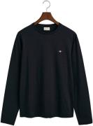 Gant Shirt met lange mouwen REG SHIELD LS T-SHIRT met logoborduursel o...