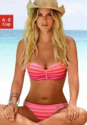 Venice Beach Beugelbikini in bandeaumodel in een trendy streep-look