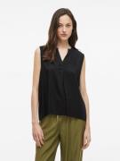 Vila Top VIROSA V-NECK S/L TOP - NOOS