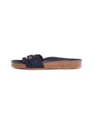 Tommy Hilfiger Slippers SOFT SUEDE ADJUSTABLE MULE , sleehak, zomer mo...