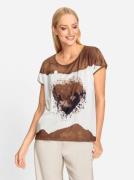 heine Shirt met ronde hals Gedessineerd shirt (1-delig)