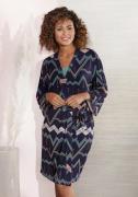 Lascana Kimono met grafisch zigzagmotief