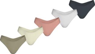 Calvin Klein Tanga THONG 5PK met logo-opschrift (Set van 5)