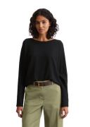 Marc O'Polo Gebreide trui oversized, gerolde randen, licht