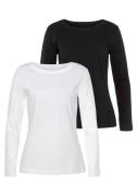 Vivance Shirt met lange mouwen Van puur katoen van licht verwarmende i...