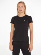 Calvin Klein T-shirt CK EMBROIDERY SLIM TEE met geborduurd ck-logo op ...