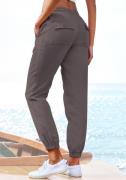 Lascana Comfortbroek van geweven stof, lichte stoffen broek met zakken