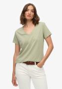 Superdry T-shirt STUDIOS SLUB EMB VEE TEE