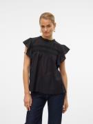 Vero Moda Shirt VMTRINE SL LACE TOP WVN NOOS