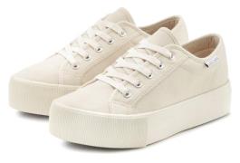 Lascana Sneakers Veterschoen, vrijetijdsschoen van textiel met plateau...