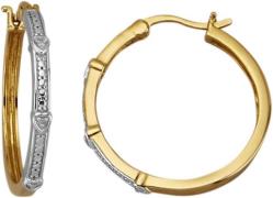 Firetti Paar creolen Sieraad Geschenk zilver 925 Oorsieraden Oorbellen...