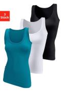 vivance active Hemd van zachte microvezel, tanktop, onderhemd (Set van...