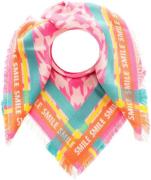 Zwillingsherz Wollen sjaal Smile met wolpercentage en franjeszoom, vie...