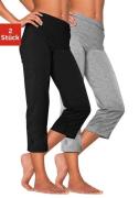 vivance active Capribroek met rubberen tailleband, loungewear (Set van...