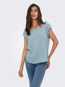 Only Blouse met korte mouwen ONLVIC – Vrouwelijke blouseshirt in losse...