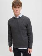 Jack & Jones Gebreide trui JJEEMIL KNIT CABLE CREW NECK NOOS