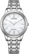 Citizen Solarhorloge Polshorloge, dameshorloge, roestvrijstalen band, ...