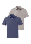 John Devin Poloshirt van speciale slub-garen kwaliteit (2-delig, Set v...