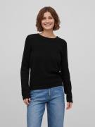 Vila Trui met ronde hals VIDALO O-NECK L/S KNIT TOP- NOOS