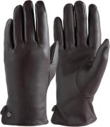 PEARLWOOD Leren handschoenen Pam Glad leren handschoen, zijopening (1 ...