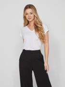 Vila Shirt met V-hals VIMODALA V-NECK S/S TOP - NOOS