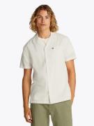 Tommy Jeans Plus Overhemd met korte mouwen TJM LINEN BLEND CAMP SS EXT