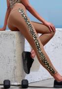 active by Lascana Legging Inzetten met leopardenpatroon aan de benen