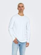 ONLY & SONS Shirt met lange mouwen ONSBENNE LONGY LS TEE VD