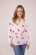 Lieblingsstück Blouse zonder sluiting RianaL met gebloemde all-over pr...