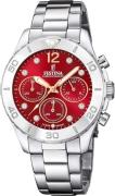 Festina Chronograaf Boyfriend Collection Horloge, quartzhorloge, dames...
