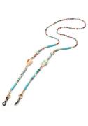 Firetti Brilketting Schelpen, maritiem, multicolour met natuurstenen, ...