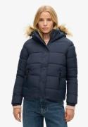Superdry Gewatteerde jas FAUX FUR SHORT HOOD PUFFER