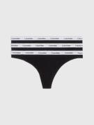 Calvin Klein Tanga 3 PACK THONG (LOW-RISE) String low waist met logoba...