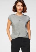 Tamaris T-shirt Korte mouwen, regular fit, effen, met ronde hals