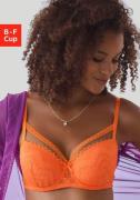 Lascana Bh met steuncups met modieuze zigzag-kant in balconnet-snede, ...