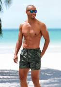 s.Oliver RED LABEL Beachwear Zwemshort Land in tropisch design