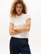 Tommy Hilfiger Poloshirt GOLD BUTTON SLIM SS POLO