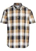 camel active Geruit overhemd Korte mouwen van 100% katoen