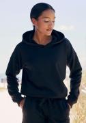 Lascana Hoodie van biologische katoen, loungewear