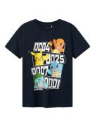 Name It T-shirt NKMDAZZ – Shirt met Pokémon-print en ronde hals
