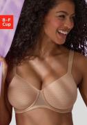 Lascana Minimizer-bh met beugel en cups van gedessineerd spacer-materi...